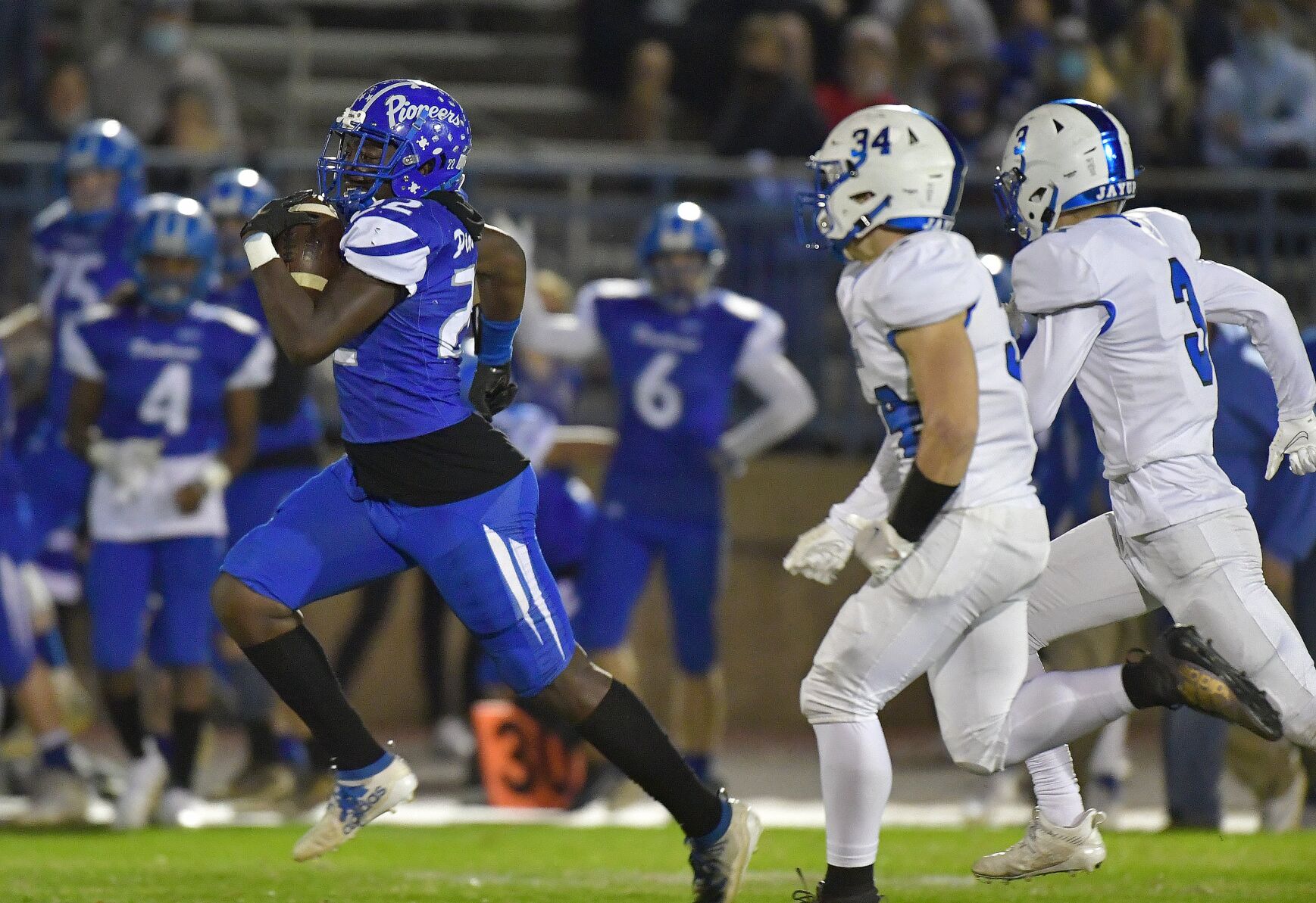 Duchesne vs Jefferson in a Class 2 state quarterfinal football game